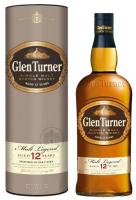 Виски ГЛЕН ТЕРНЕР 12 лет Scotch Single Malt Highland 40% 0.7л П/Упак ШОТЛАНДИЯ