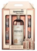 Водка Архангельская Северная выдержка 40% 1.5л П/Упак + 4 стопки РОССИЯ