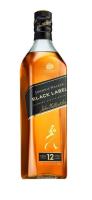 Виски ДЖОННИ УОКЕР БЛЭК ЛЕЙБЛ 12 лет Scotch Blended 40% 1л ШОТЛАНДИЯ