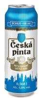 Пиво Ческа пинта №1 светлое нефильтрованное 5% 0.568л ж/б ЧЕХИЯ