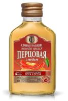 Настойка горькая Славные Традиции Перцовая с медом 35% 0.1л РОССИЯ