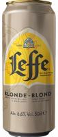 Пиво Леффе Блонд светлое пастер фильтр 6.6% 0.5л ж/б БЕЛЬГИЯ