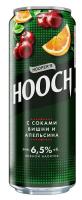 Хуууч Супер Вишня и Апельсин Пивной напиток 6.5% 0.45л ж/б РОССИЯ