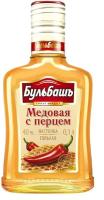 Настойка горькая Бульбашъ Медовая с перцем 40% 0.1л БЕЛАРУСЬ