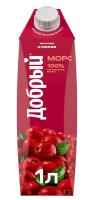 Добрый Виноград-Клюква 1л Морс РОССИЯ