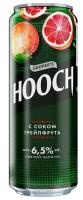 Хуууч Супер Грейпфрут Пивной напиток 6.5% 0.45л ж/б РОССИЯ