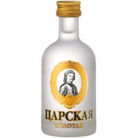 Водка Царская Золотая 40% 0.05л : Ладога РОССИЯ