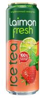 Чай Лаймон Фреш Зеленый Клубничный Мохито 0.45л ж/б Напиток сокосодер безалк РОССИЯ
