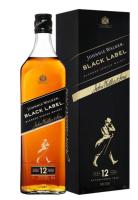 Виски ДЖОННИ УОКЕР БЛЭК ЛЕЙБЛ 12 лет Scotch Blended 40% 1л П/Упак ШОТЛАНДИЯ