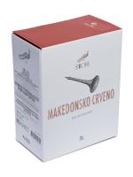 Вино СТОБИ Тиквеш Македонское Красное Полусухое 7.5% 3л БиБ МАКЕДОНИЯ