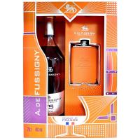 Коньяк А. Де Фуссиньи Селлар Бленд VS 40% 0.7л П/Упак + фляга ФРАНЦИЯ