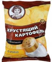 Чипсы Хрустящий картофель в ломтиках с солью 70гр РОССИЯ