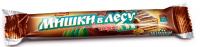 Вафельная конфета Мишки в лесу в горьком шоколаде 45гр РОССИЯ