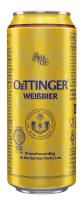 Пиво Оттингер Вайссбир пшен светлое нефильтр 4.9% 0.5л ж/б ГЕРМАНИЯ