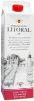 Вино Виньедос Дель Литораль Красное Полусладкое 12% 1л т/пак ИСПАНИЯ