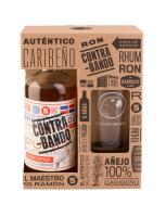 Ром КОНТРАБАНДО 5 лет 40% 0.7л П/Упак + стакан ДОМИНИКАНСКАЯ Республика