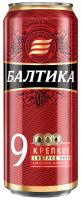 Пиво Балтика №9 8% 0.45л ж/б РОССИЯ