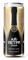 АЙ-ПЕТРИ Вино Игристое Жемчужное Белое Полусладкое 11% 0.33л ж/б ВИНО РОССИИ