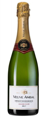Креман де Бургонь Вёв Амбаль Гранд Кюве Блан AOC BOURGOGNE Вино Игристое Белое Брют 11-12% 0.75л ФРАНЦИЯ