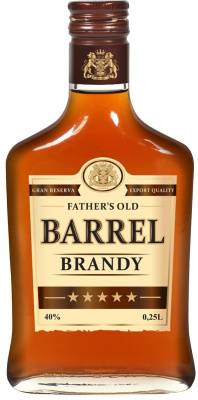 Бренди Баррель 40% 0.25л РОССИЯ