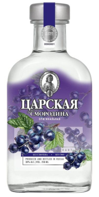 Настойка горькая Царская Оригинальная Смородина 38% 0.25л : Ладога РОССИЯ