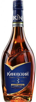 Коньяк Российский Киновский 3 года 40% 1л : КиН РОССИЯ