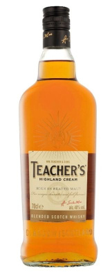 Виски ТИЧЕРС ХАЙЛАНД КРИМ Scotch Blended 40% 0.7л ШОТЛАНДИЯ