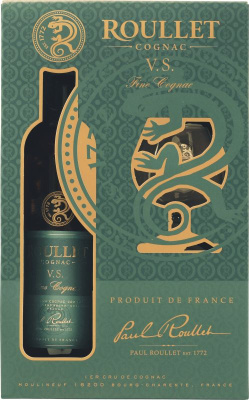 Коньяк Рулле VS 40% 0.7л П/Упак + бокал ФРАНЦИЯ