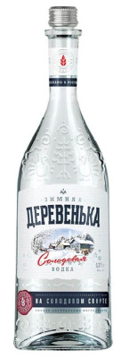 Водка Зимняя Деревенька Солодовая 40% 0.375л РОССИЯ