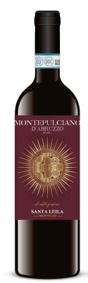Вино Санта Лейла Монтепульчано д`Абруццо DOC ABRUZZO Красное Сухое 12.5% 0.75л ИТАЛИЯ