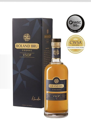 Коньяк Ролан Брю VSOP 40% 0.7л П/Упак ФРАНЦИЯ