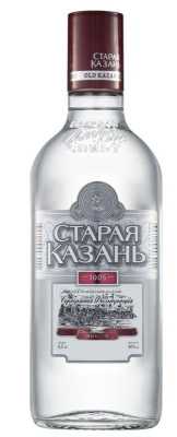 Водка Старая Казань Люкс Серебряная 40% 0.5л РОССИЯ