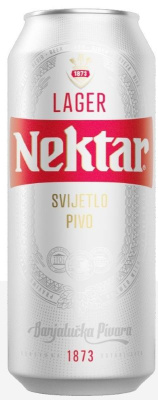 Пиво Нектар светлое фильтр пастер 5% 0.5л ж/б БОСНИЯ И ГЕРЦЕГОВИНА