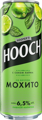 Хуууч Супер Мохито с соком лайма Пивной напиток 6.5% 0.45л ж/б РОССИЯ