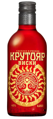КРУТОЯР Виски Купажированный 40% 0.25л РОССИЯ
