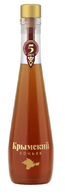 Коньяк Крымский 5 лет 40% 0.25л РОССИЯ
