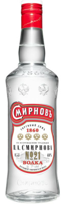 Водка Смирновъ №21 40% 0.5л : РОССИЯ