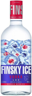Водка Финский лед Северные ягоды 40% 0.5л РОССИЯ