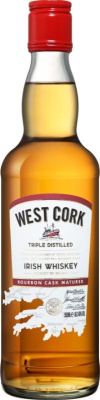 Виски ВЕСТ КОРК Бурбон Каск Irish Whiskey 40% 0.5л ИРЛАНДИЯ