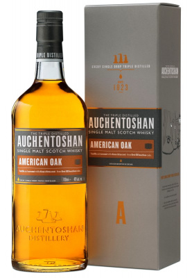 Виски АКЕНТОШАН АМЕРИКАН ОАК Scotch Single Malt Lowlands 40% 0.7л П/Упак ШОТЛАНДИЯ