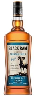Виски БЛЭК РЭМ Бурбон Финиш Bourbon Whiskey 40% 0.5л БОЛГАРИЯ