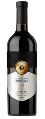 Вино Таманский Винодел Красное Полусладкое 10-12% 0.75л ВИНО РОССИИ