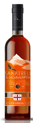 Коньяк Санатрели 3 года 40% 0.25л ГРУЗИЯ
