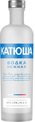 Водка Катюша Нежная 40% 0.5л РОССИЯ