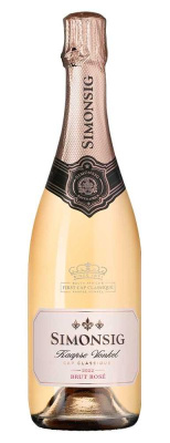 Симонсиг Каапс Вонкель Кап Классик Розе Вино Игристое Розовое Брют 12% 0.75л ЮАР
