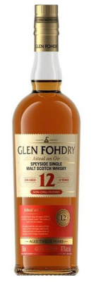 Виски ГЛЕН ФОДРИ 12 лет Scotch Single Malt Speyside 47.1% 0.75л ШОТЛАНДИЯ