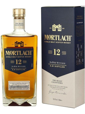 Виски МОРТЛАХ 12 лет Scotch Single Malt DUFFTOWN SPEYSIDE 43.4% 0.7л П/Упак ШОТЛАНДИЯ