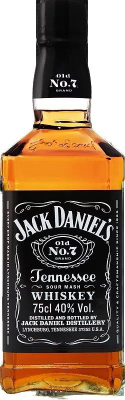 Виски ДЖЕК ДЭНИЕЛ'С Tennessee Whiskey 40% 0.75л США