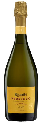Просекко Риуните EXTRA DRY DOC TREVISO Вино Игристое Белое Брют 11% 0.75л ИТАЛИЯ