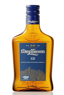 Коньяк Дербент КВ 40% 0.25л : ДКК РОССИЯ